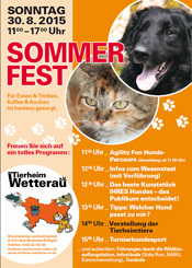SOMMERFEST TIERHEIM WETTERAU am Sonntag, 30. August 2015