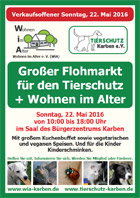 Großer Flohmarkt für den Tierschutz + Wohnen im Alter